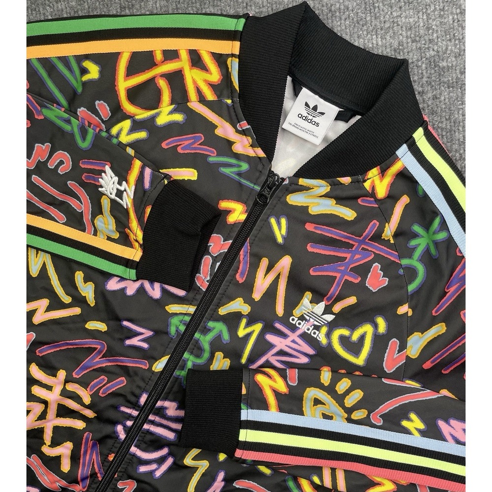 Adidas X Kris Andrews Track Jacket Love Unites Superstar Size Youth L PRIDE